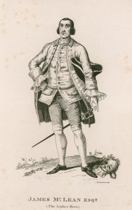 Muotokuva James McLeanista (The Ladies Hero) tekijältä George Cruikshank