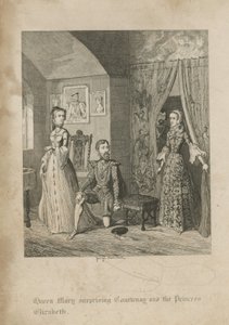 Kuningatar Mary yllätti Courtenayn ja prinsessa Elizabethin tekijältä George Cruikshank