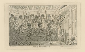 Radikaali parlamentti (kaiverrus) tekijältä George Cruikshank