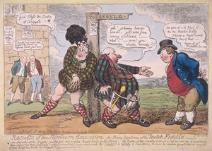 "Pohjoisen retken tulokset", 1822 tekijältä George Cruikshank