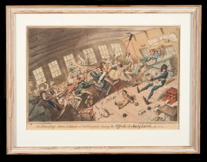 Salonki pyörillä tekijältä George Cruikshank