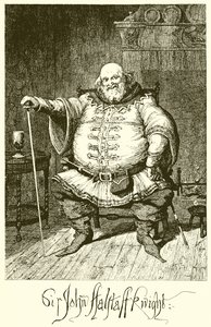Sir John Falstaff tekijältä George Cruikshank