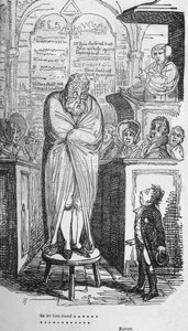Joten anna hänen seistä..., c1820. tekijältä George Cruikshank