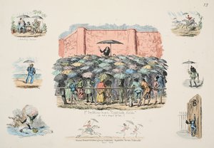 St Swithuns Chapel Kylmäkylpykentät, pubi. 1833 (käsinvärinen kaiverrus) tekijältä George Cruikshank