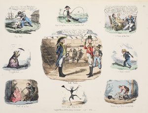 Tell Tale, pubi. 1832 (käsinvärinen kaiverrus tekijältä George Cruikshank