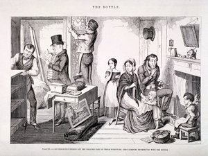 "Pullo", 1847 tekijältä George Cruikshank