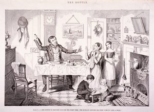 "Pullo", 1847 tekijältä George Cruikshank