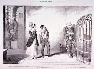 "Pullo", 1847 tekijältä George Cruikshank