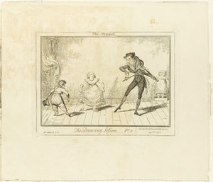 Tanssitunti, osa 2: Menuetti tekijältä George Cruikshank