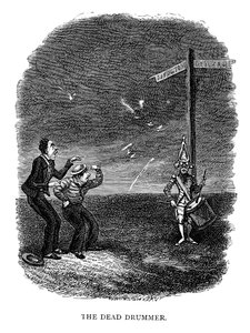 Kuollut rumpali, 1840 tekijältä George Cruikshank