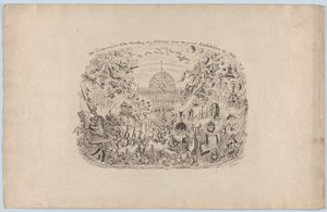 Kaikkien kansojen teosten leviäminen vuosien 1851, 1851, 1851 suuresta näyttelystä. tekijältä George Cruikshank