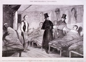Drunkardin lapset, n. 1847 tekijältä George Cruikshank