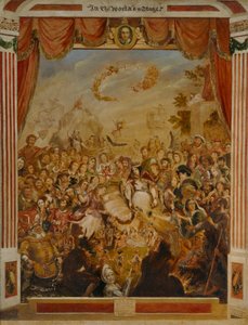 William Shakespearen ensimmäinen esiintyminen Globe-teatterin lavalla tekijältä George Cruikshank