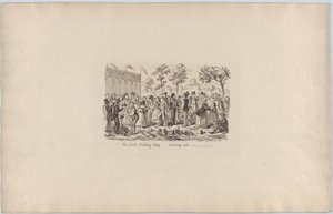 Ensimmäinen šillinkipäivä - ilmestyy, 1851, 1851. tekijältä George Cruikshank