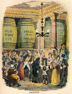 Gin Palace, 1900 tekijältä George Cruikshank