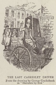 Viimeinen Cabrioletin kuljettaja tekijältä George Cruikshank