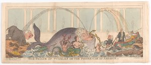 Valaiden prinssi tai kalastaja ankkurissa, 1. toukokuuta 1812. tekijältä George Cruikshank