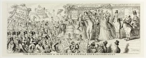"The Rights of Women" eli naisten oikeuksien toteutumisen vaikutukset George Cruikshankin teräsveistoksista The Comic Almanacks -teoksiin: 1835-1853 tekijältä George Cruikshank