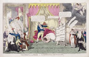Kirjan henki tai Vuoden odotus 1813 tekijältä George Cruikshank