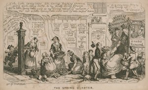 Kevätneljännes; sarjakuva tekijältä George Cruikshank