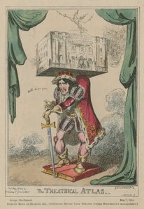 Theatrical Atlas: Edmund Kean Richard III:na tekijältä George Cruikshank