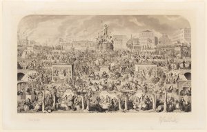 Bacchuksen palvonta tekijältä George Cruikshank