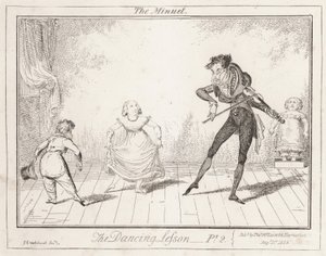 Tanssitunti: Menuetti tekijältä George Cruikshank