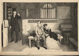 Juopurin poika tuomitaan elinkautiseen kuljetukseen tekijältä George Cruikshank