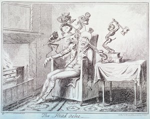 "Pääsärky", 1835 tekijältä George Cruikshank