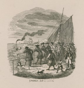 Promenade, Greenwich Hospital tekijältä George Cruikshank