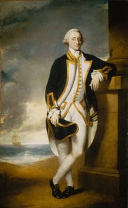 Kapteeni Hugh Palliser (1723-1796), noin 1775 (öljy kankaalle).