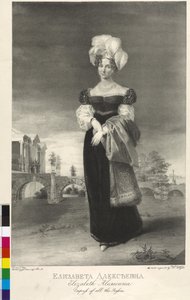 Luisa Marie Auguste Badenin (kaiverrus) tekijältä George Dawe