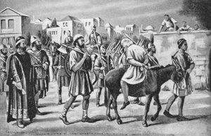 Patriarkka Konstantinuksen teloitus (litografia)