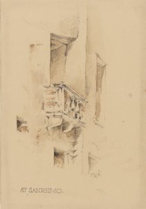 San Remossa, 3. tammikuuta 1878 (lyijykynä ja wc paperille).