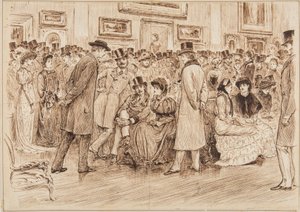 Herra Fielding, mitä mieltä olette näistä kuvista? Tämä on taidetta, yksityinen näkymä Grosvenorin galleriassa tekijältä George du Maurier