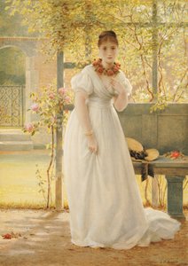 Aidatussa puutarhassa, 1869 tekijältä George Dunlop Leslie