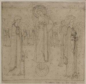 The Wondrous Shape of Love Retreating, n. 1898-1901 (lyijykynä)