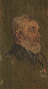 H. Fussellin muotokuva, L.T.C., n. 1920 (öljy paneelissa)