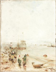 North Shields Fish Quay (öljy kankaalle)