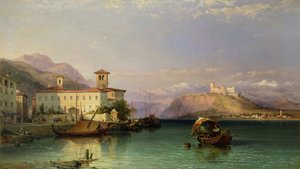 Arona ja Angeran linna, Maggiore-järvi, 1856