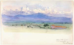 Alban-vuoret Via Tuscolanalta, Rooma tekijältä George Elbert Burr