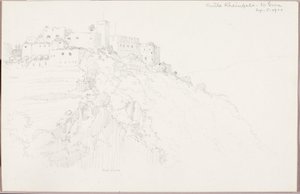 Rheinfelsin linna, St. Goar tekijältä George Elbert Burr