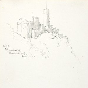 Schönburgin linna, Oberwesel tekijältä George Elbert Burr