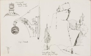 Savupiippu, Altdorf, Sveitsi/Felsenthor, Rigi, Sveitsi tekijältä George Elbert Burr