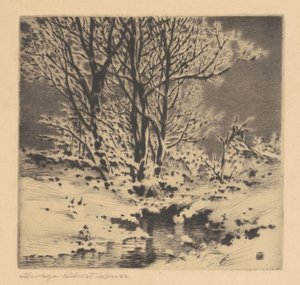 Ensimmäinen lumi (nro 1) tekijältä George Elbert Burr