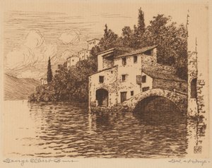 Como-järvellä tekijältä George Elbert Burr