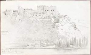 Rheinfels alkaen St. Goarshausen tekijältä George Elbert Burr