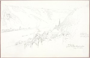 St. Goar Rheinfelsin linnasta
