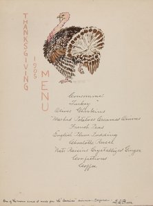 Kiitospäivän menu tekijältä George Elbert Burr