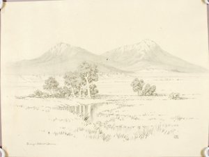 Nimetön (siirtopiirustus Spanish Peaks [nro 2]) tekijältä George Elbert Burr